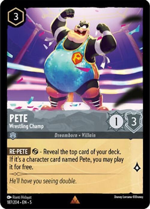  Pete - Wrestling Champ (187/204) [Shimmering Skies] - Trading Card World