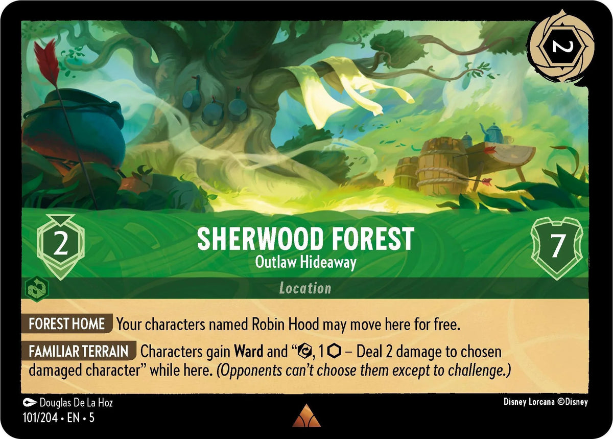  Sherwood Forest - Outlaw Hideaway (101/204) [Shimmering Skies] - Trading Card World