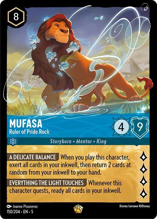  Mufasa - Ruler of Pride Rock (150/204) [Shimmering Skies] - Trading Card World