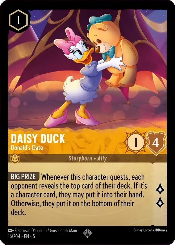  Daisy Duck - Donald's Date (16/204) [Shimmering Skies] - Trading Card World