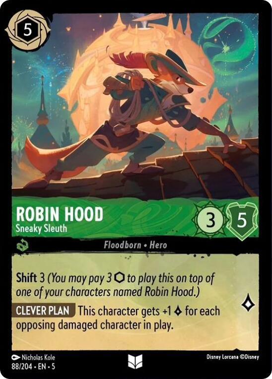  Robin Hood - Sneaky Sleuth (88/204) [Shimmering Skies] - Trading Card World