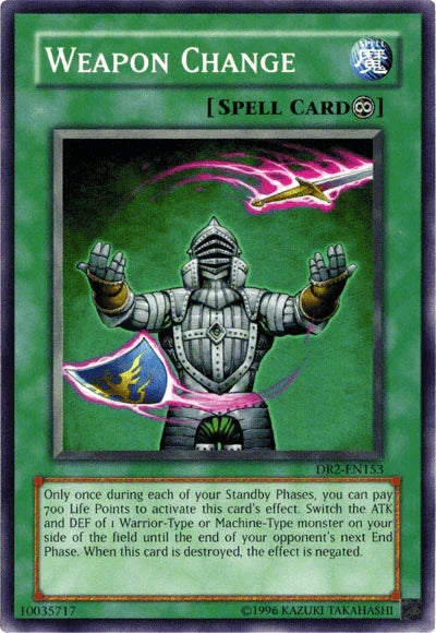 Common, Continuous Spell, Dark Revelation Volume 2, Spell, Unlimited Weapon Change [DR2-EN153] Common - Trading Card World