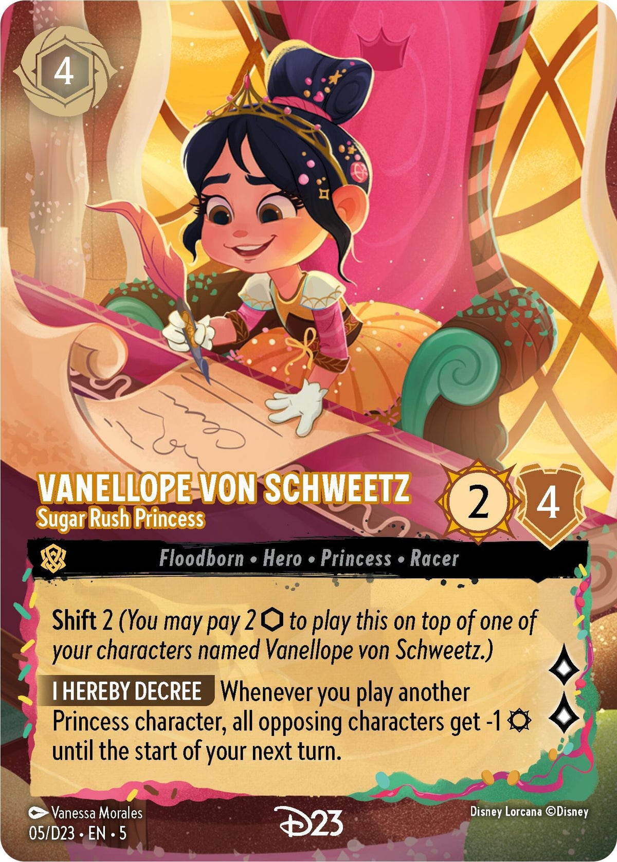  Vanellope von Schweetz - Sugar Rush Princess (5) [D23 Promos] - Trading Card World