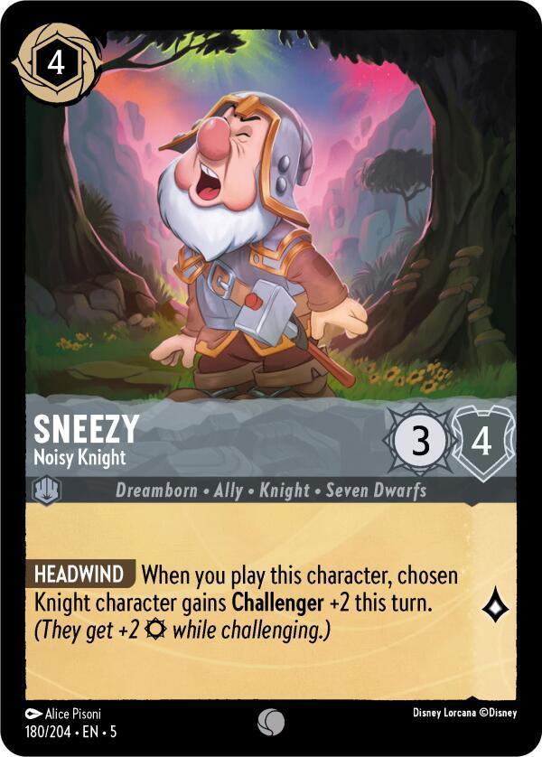  Sneezy - Noisy Knight (180/204) [Shimmering Skies] - Trading Card World