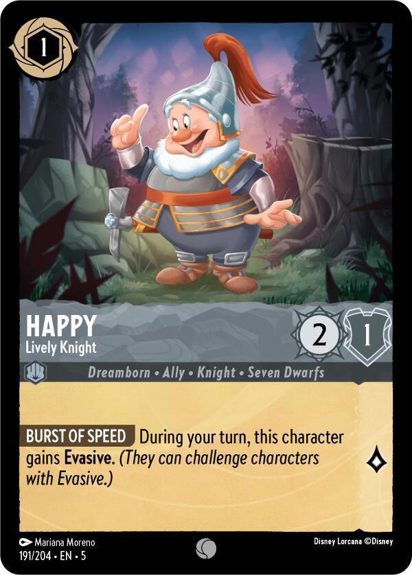  Happy - Lively Knight (191/204) [Shimmering Skies] - Trading Card World