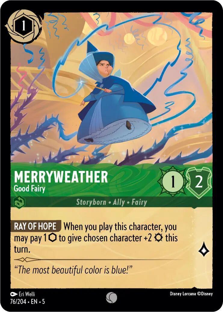  Merryweather - Good Fairy (76/204) [Shimmering Skies] - Trading Card World