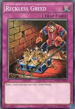 Common, Demo Deck 2016, Normal Trap, Trap, Unlimited Reckless Greed [DEM3-EN018] Common - Trading Card World