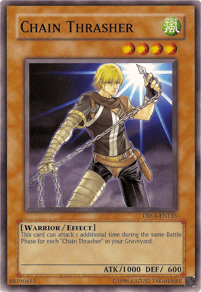 Common, Dark Revelation Volume 4, Effect Monster, Unlimited, Warrior, Wind Chain Thrasher [DR04-EN135] Common - Trading Card World