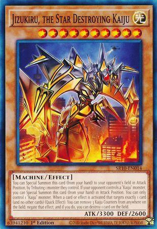 1st Edition, Common, Earth, Effect Monster, Machine, Structure Deck: Mechanized Madness Jizukiru, the Star Destroying Kaiju [SR10-EN014] Common - Trading Card World