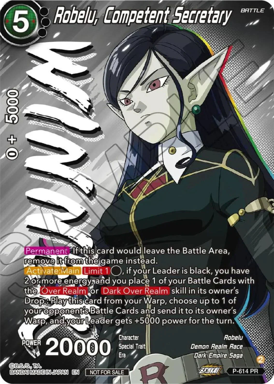 Robelu, Competent Secretary (Tournament Pack Vol. 8) (Winner) (P-614) [Promotion Cards]