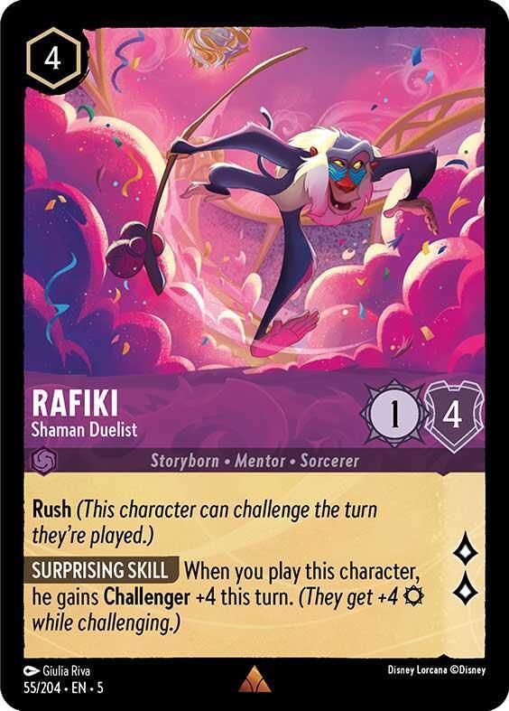 Rafiki - Shaman Duelist (55/204) [Shimmering Skies] - Trading Card World