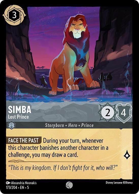  Simba - Lost Prince (173/204) [Shimmering Skies] - Trading Card World