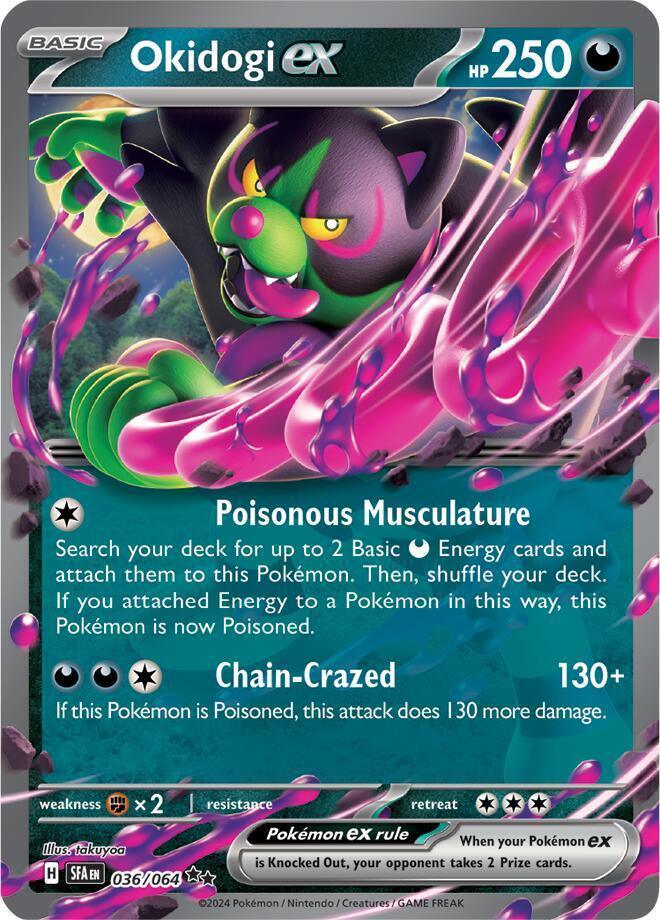 036, Scarlet & Violet: Shrouded Fable Okidogi ex (036/064) [Scarlet & Violet: Shrouded Fable] - Trading Card World