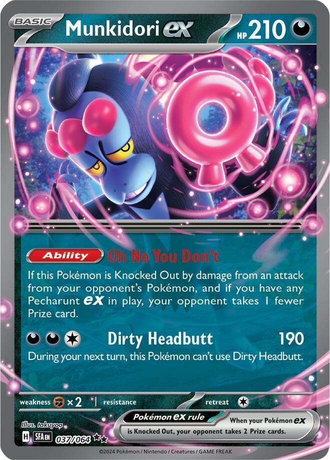 037, Scarlet & Violet: Shrouded Fable Munkidori ex (037/064) [Scarlet & Violet: Shrouded Fable] - Trading Card World