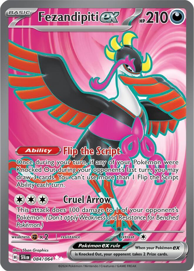 Scarlet & Violet: Shrouded Fable Fezandipiti ex (084/064) [Scarlet & Violet: Shrouded Fable] - Trading Card World
