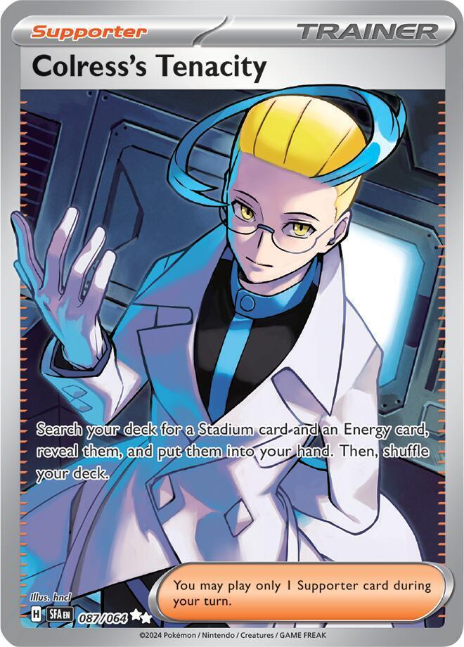 087, Scarlet & Violet: Shrouded Fable Colress's Tenacity (087/064) [Scarlet & Violet: Shrouded Fable] - Trading Card World