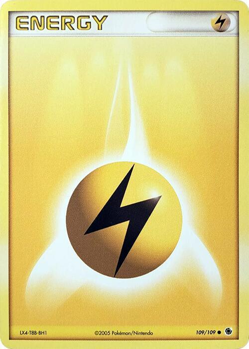 109, Common, EX: Ruby & Sapphire, Lightning, Normal Lightning Energy (109/109) (Theme Deck Exclusive) [EX: Ruby & Sapphire] - Trading Card World