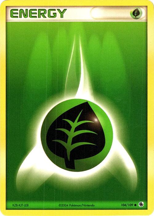 Common, EX: Ruby & Sapphire, Grass, Normal Grass Energy (104/109) (Theme Deck Exclusive) [EX: Ruby & Sapphire] - Trading Card World