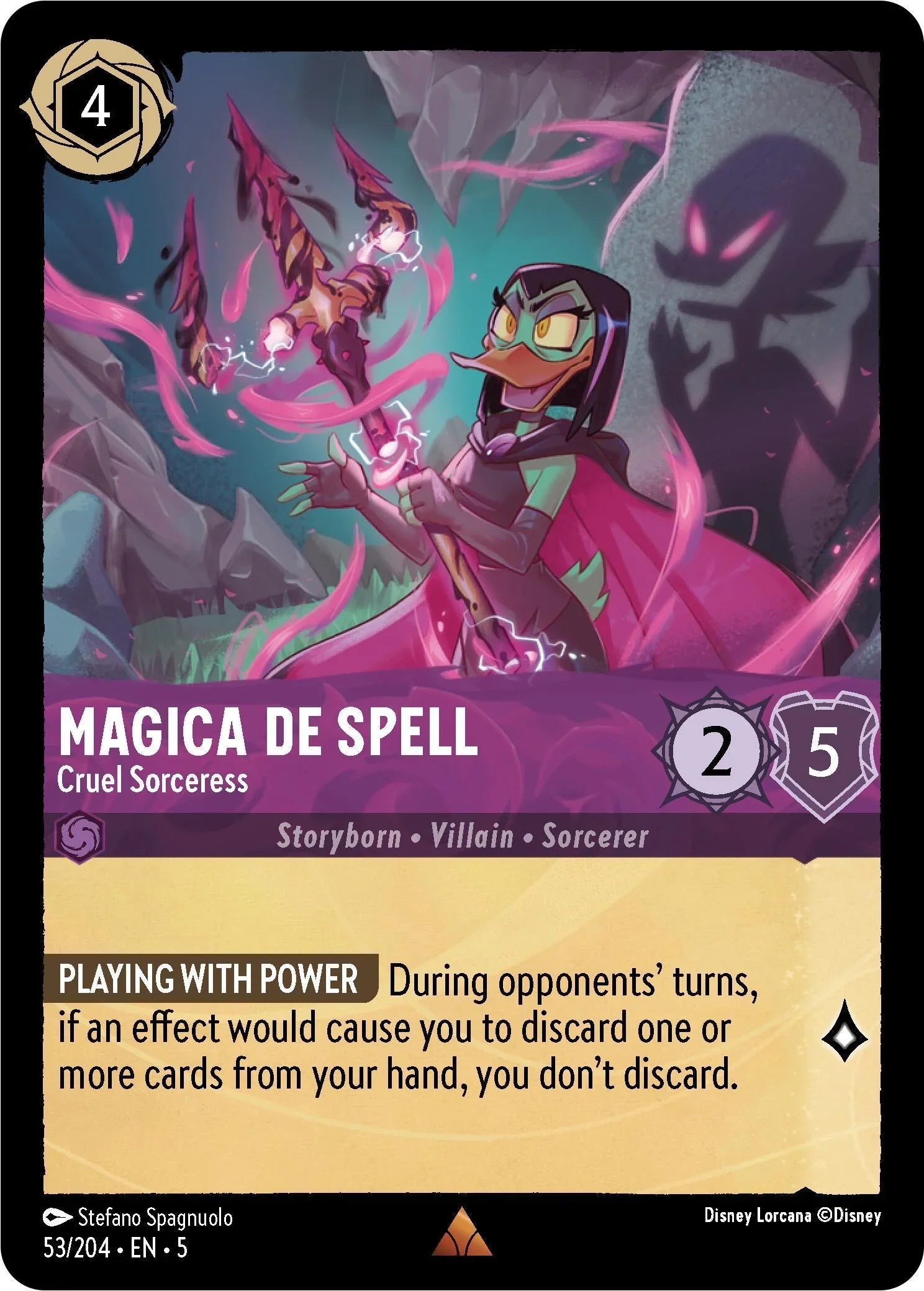  Magica De Spell - Cruel Sorceress (53/204) [Shimmering Skies] - Trading Card World
