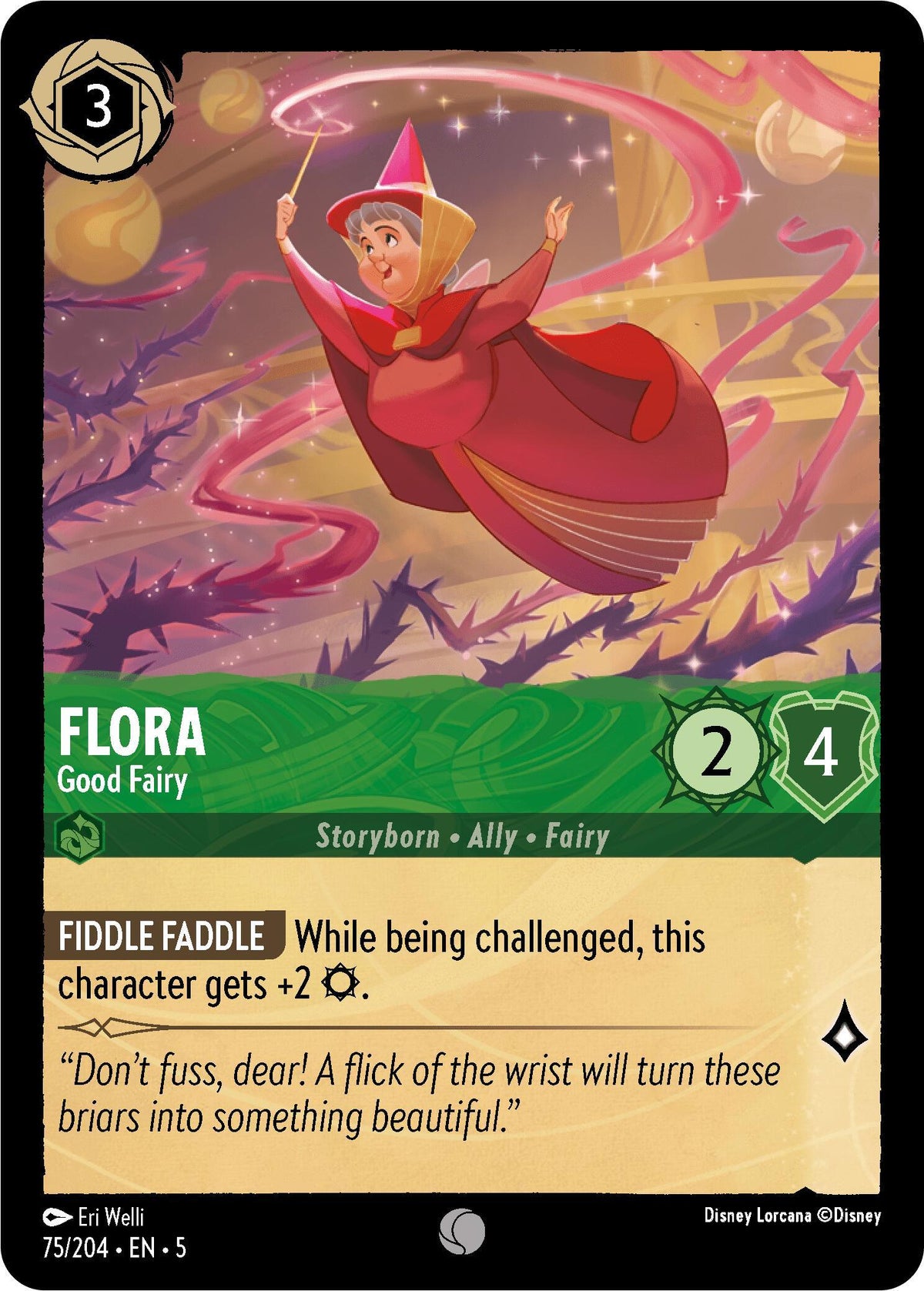  Flora - Good Fairy (75/204) [Shimmering Skies] - Trading Card World