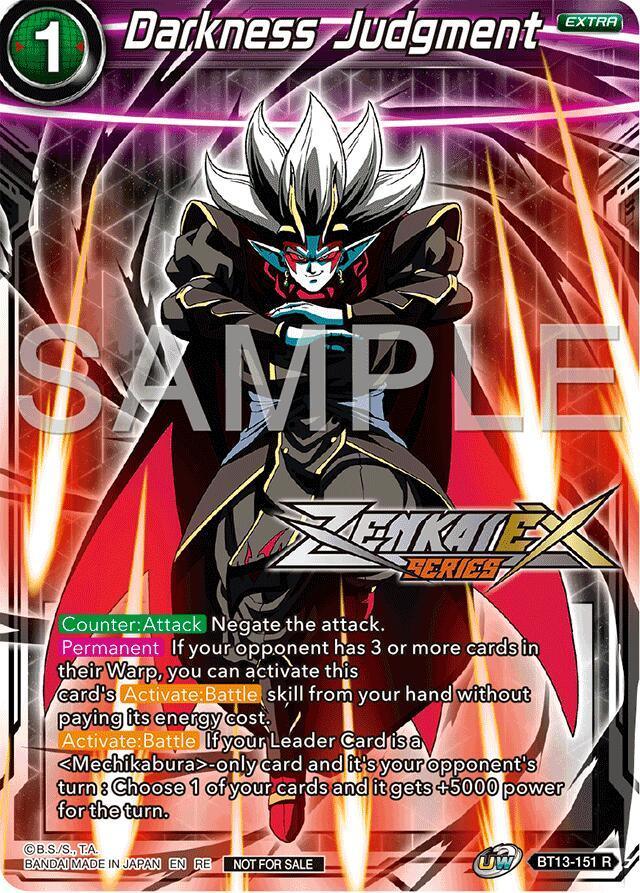 Darkness Judgment (Event Pack 15) (BT13-151) [Promotion Cards]