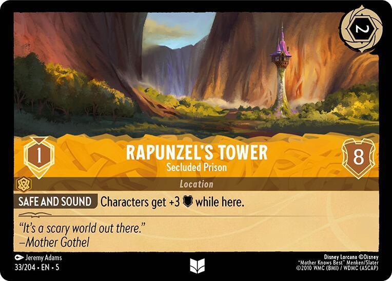  Rapunzel's Tower - Secluded Prison (33/204) [Shimmering Skies] - Trading Card World