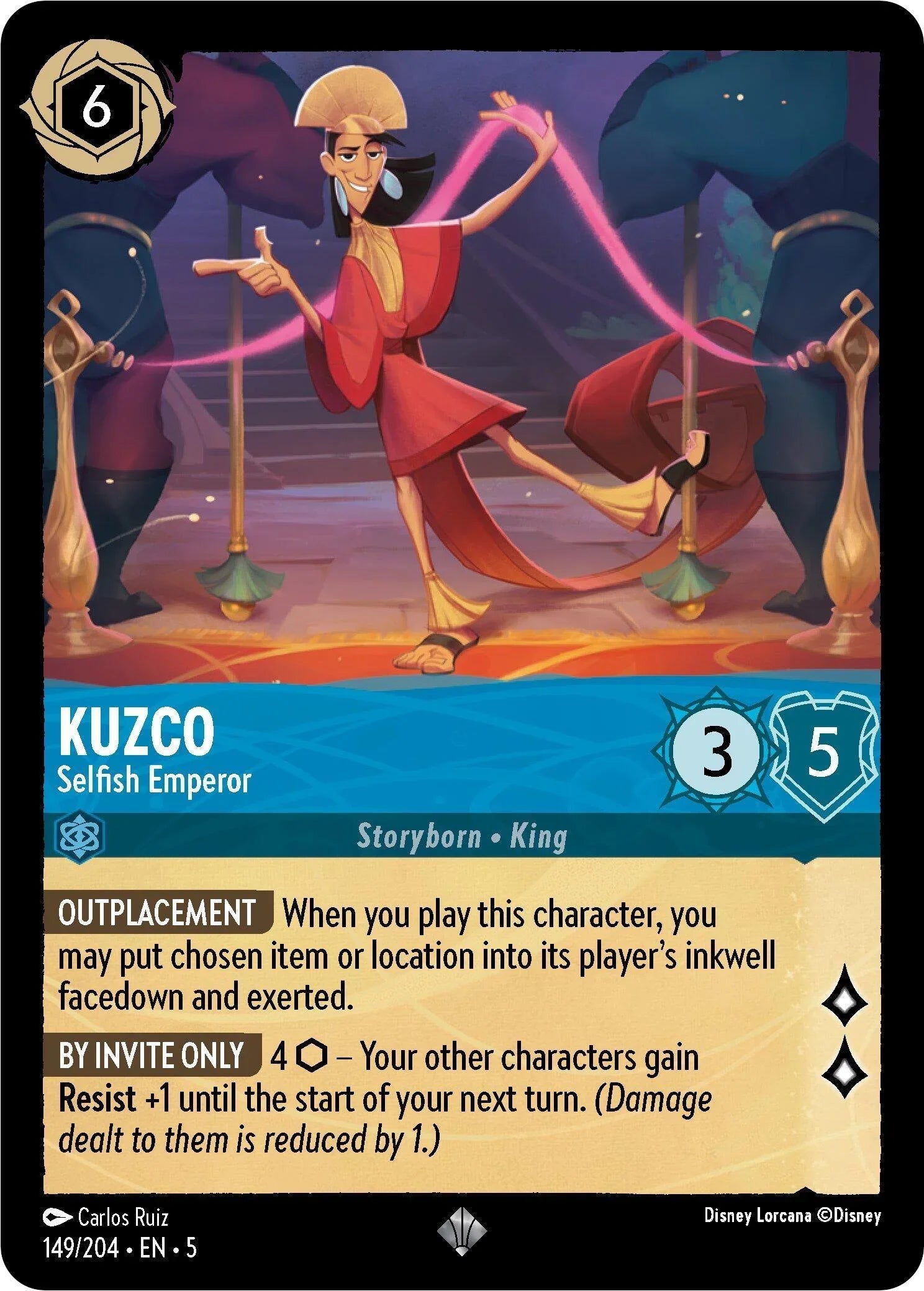  Kuzco - Selfish Emperor (149/204) [Shimmering Skies] - Trading Card World