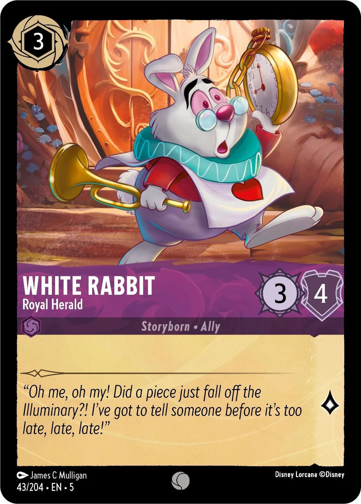  White Rabbit - Royal Herald (43/204) [Shimmering Skies] - Trading Card World