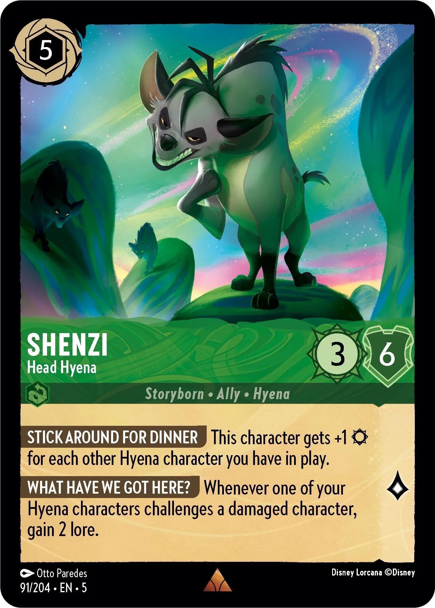  Shenzi - Head Hyena (91/204) [Shimmering Skies] - Trading Card World
