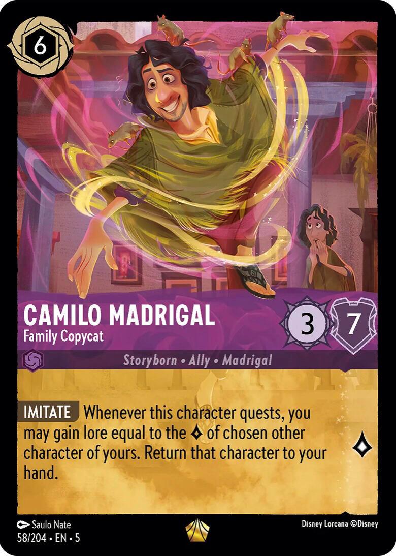  Camilo Madrigal - Family Copycat (58/204) [Shimmering Skies] - Trading Card World