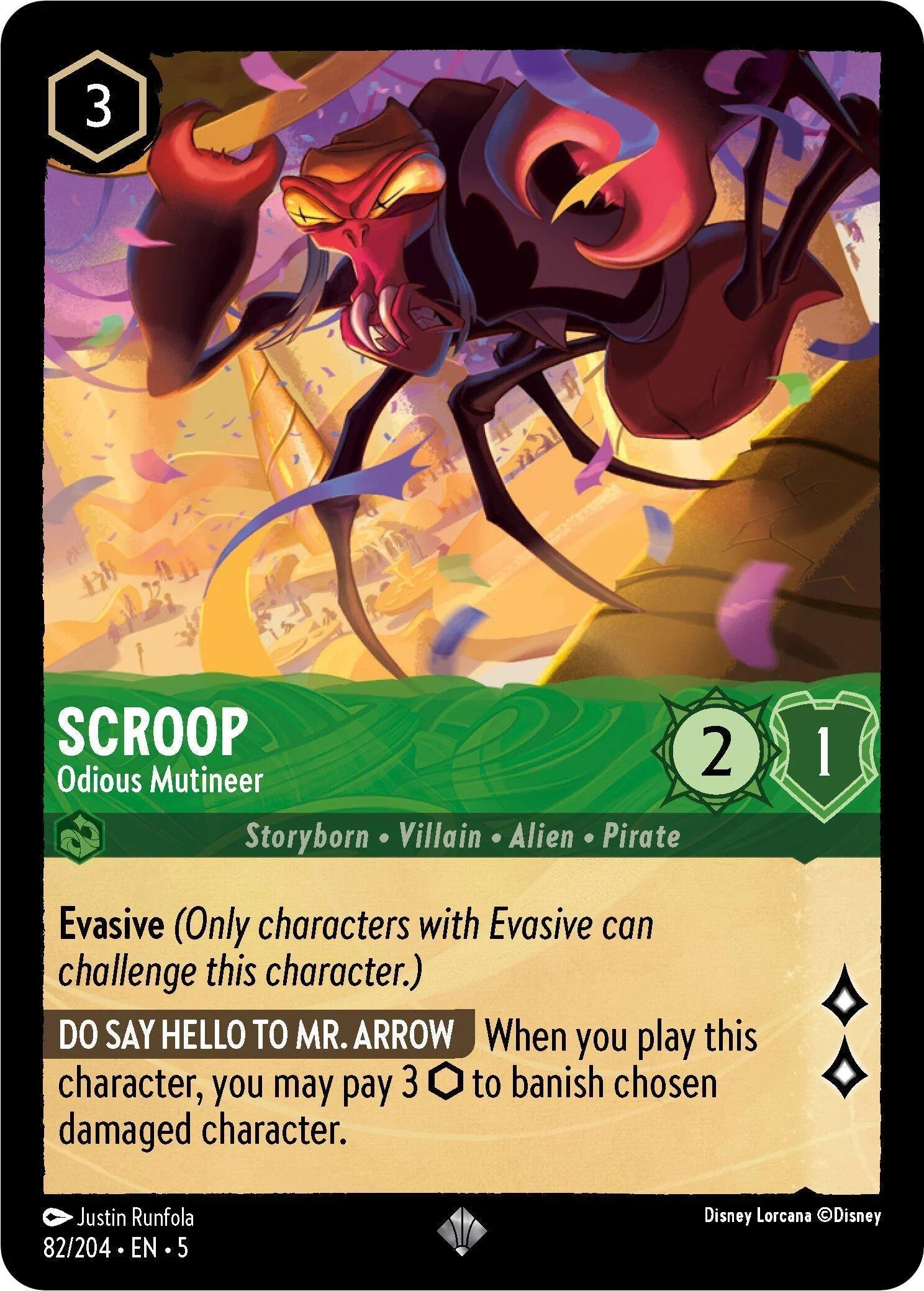  Scroop - Odious Mutineer (82/204) [Shimmering Skies] - Trading Card World