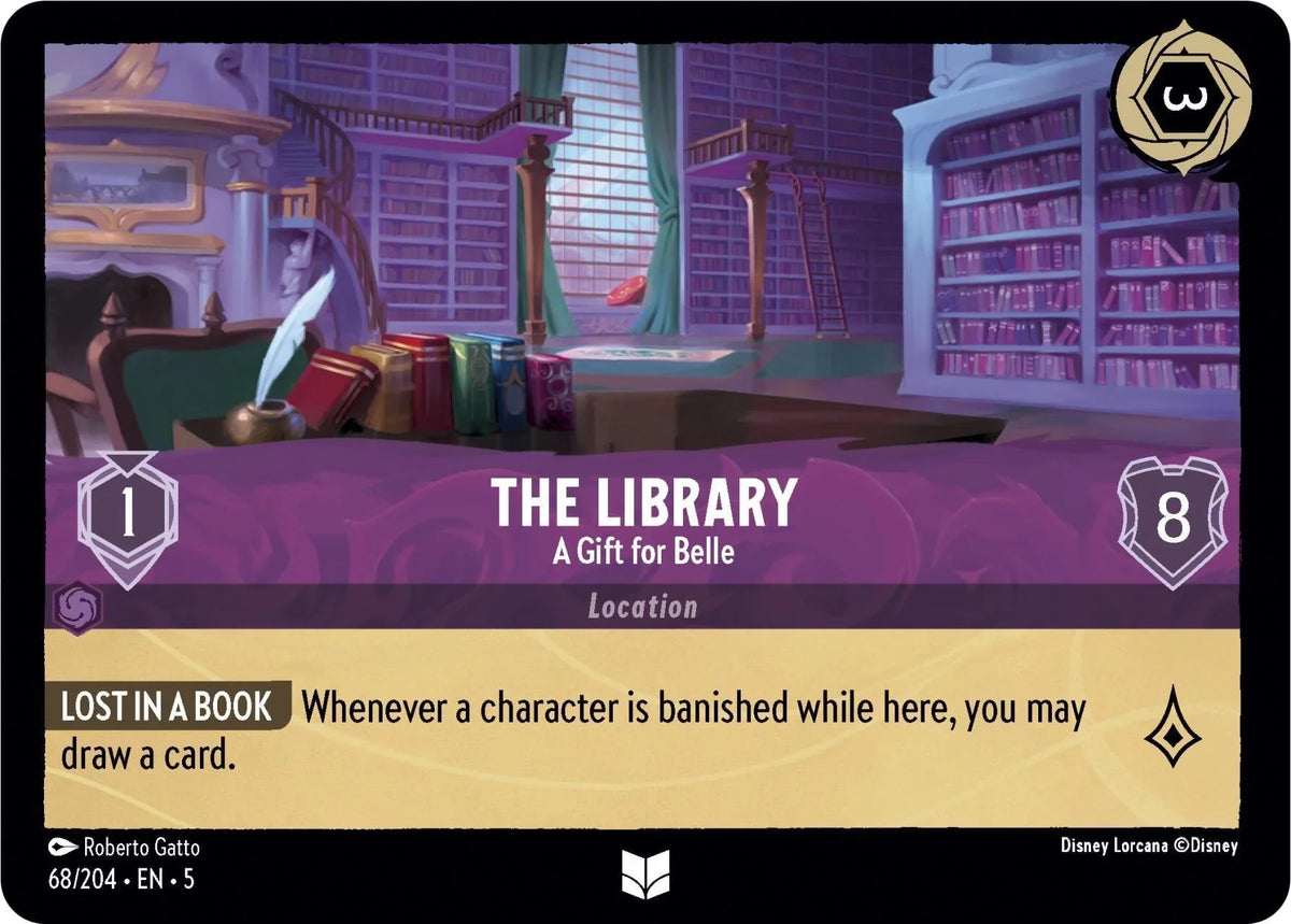 The Library - A Gift for Belle (68/204) [Shimmering Skies] - Trading Card World