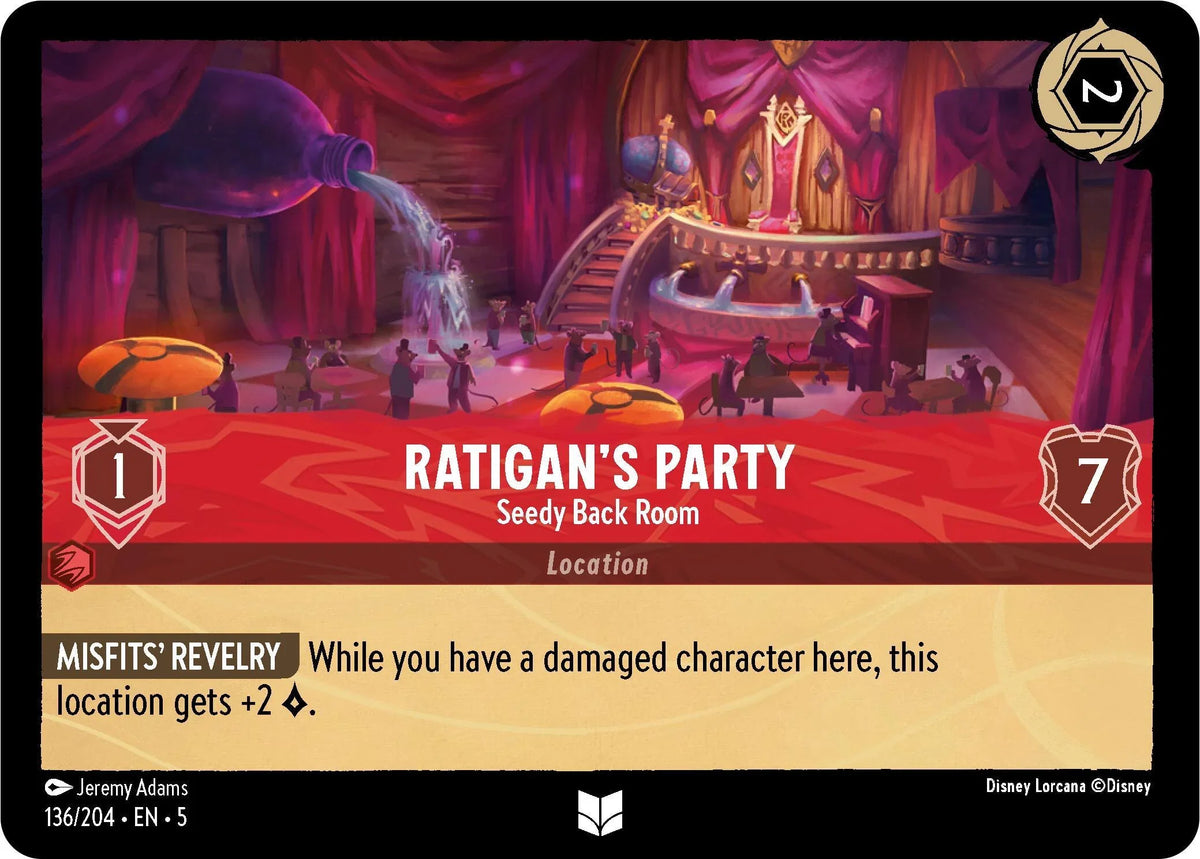  Ratigan's Party - Seedy Back Room (136/204) [Shimmering Skies] - Trading Card World