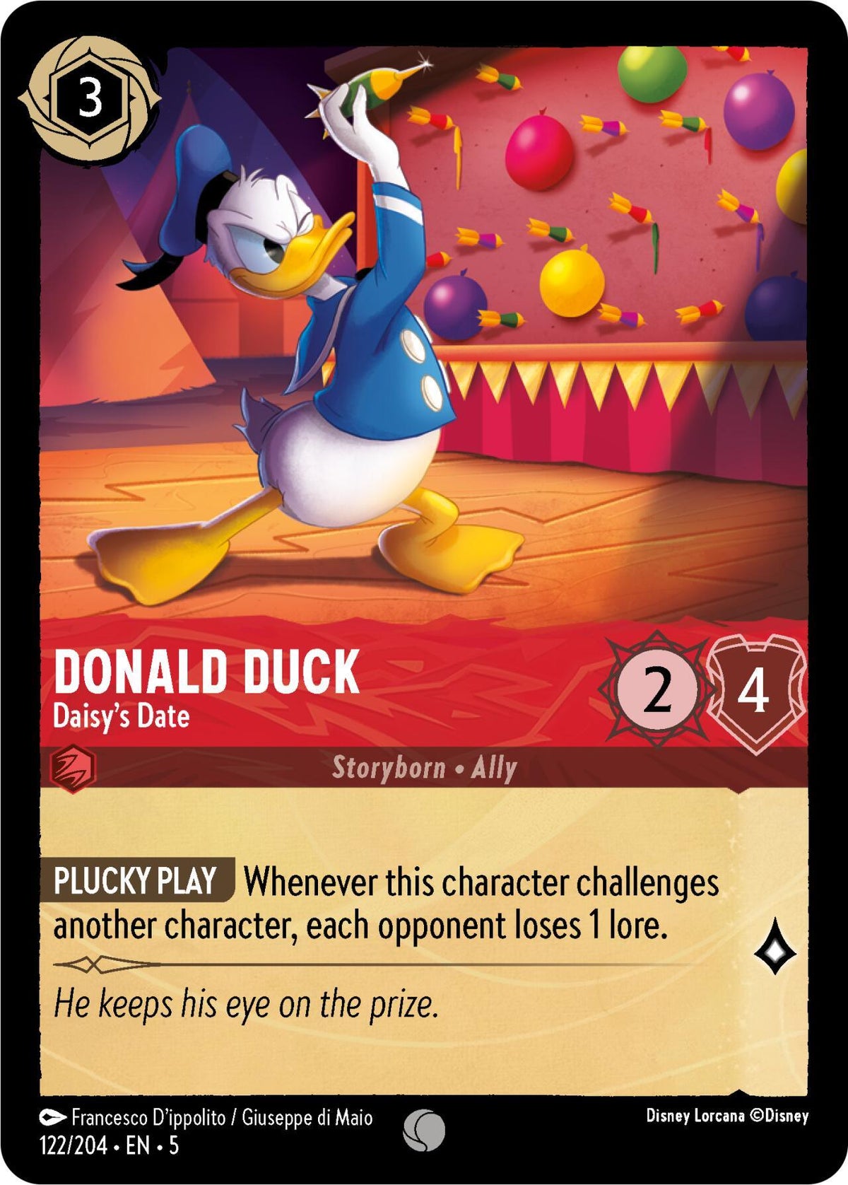  Donald Duck - Daisy's Date (122/204) [Shimmering Skies] - Trading Card World