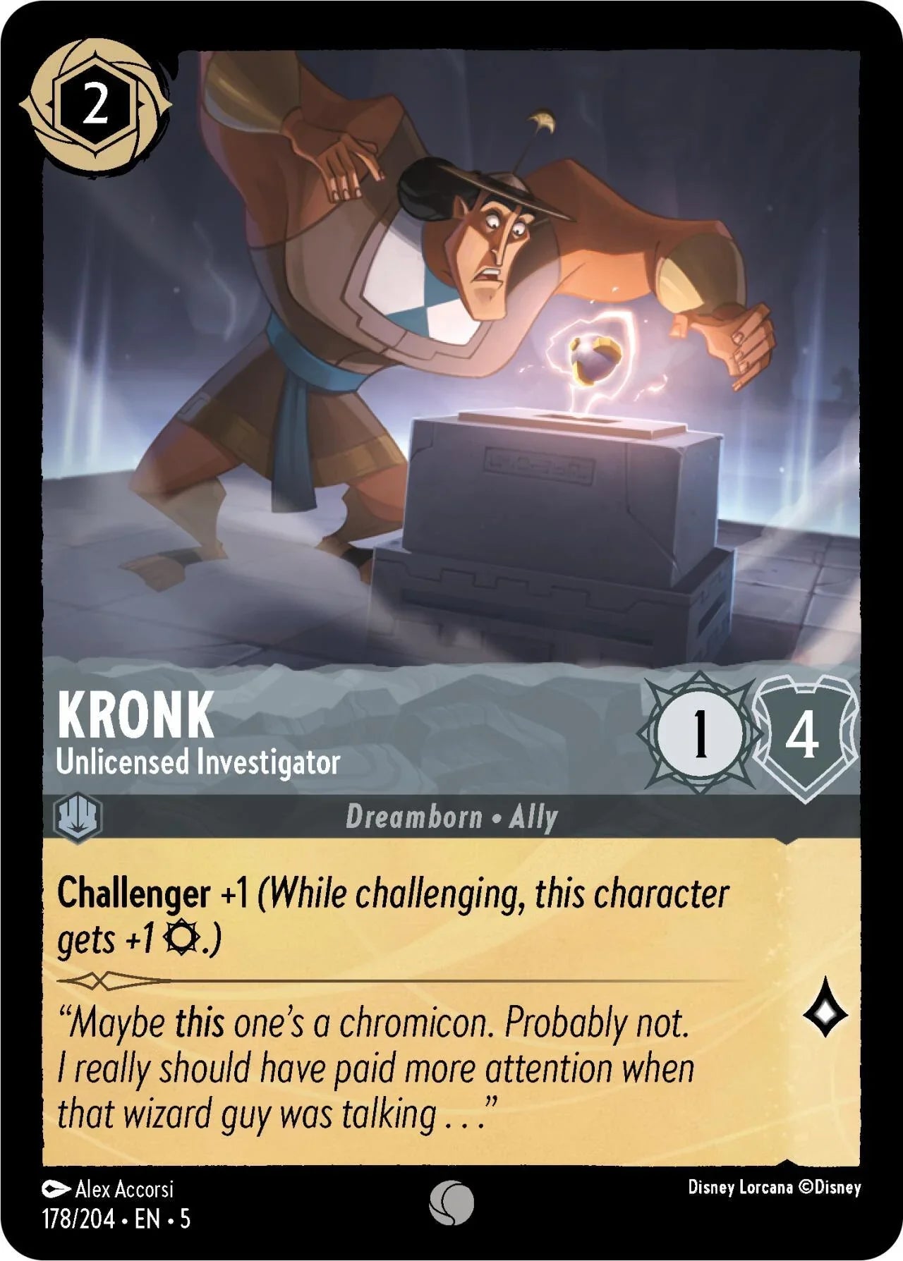  Kronk - Unlicensed Investigator (178/204) [Shimmering Skies] - Trading Card World
