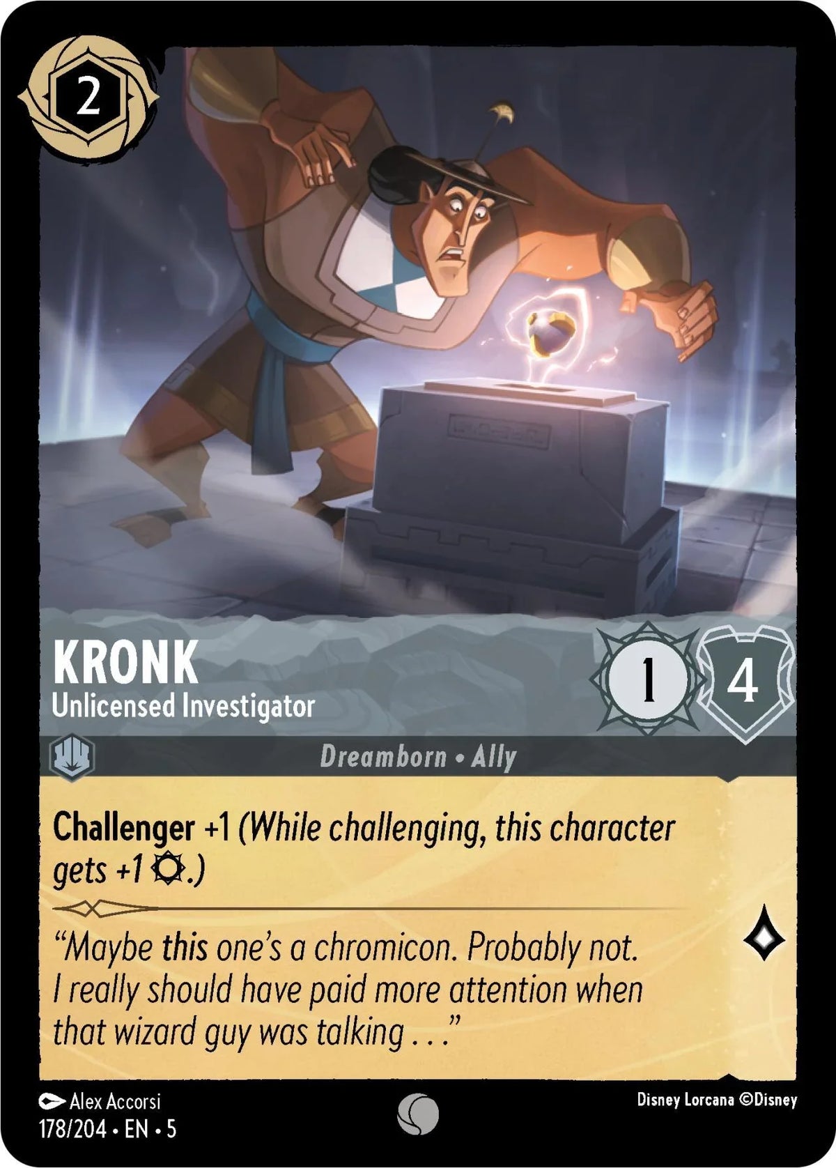  Kronk - Unlicensed Investigator (178/204) [Shimmering Skies] - Trading Card World
