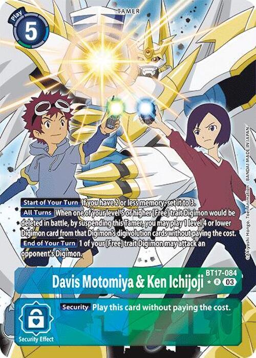 Blue;Green, BT17-084, Rare, Secret Crisis, Tamer Davis Motomiya & Ken Ichijoji [BT17-084] (Alternate Art) [Secret Crisis] - Trading Card World