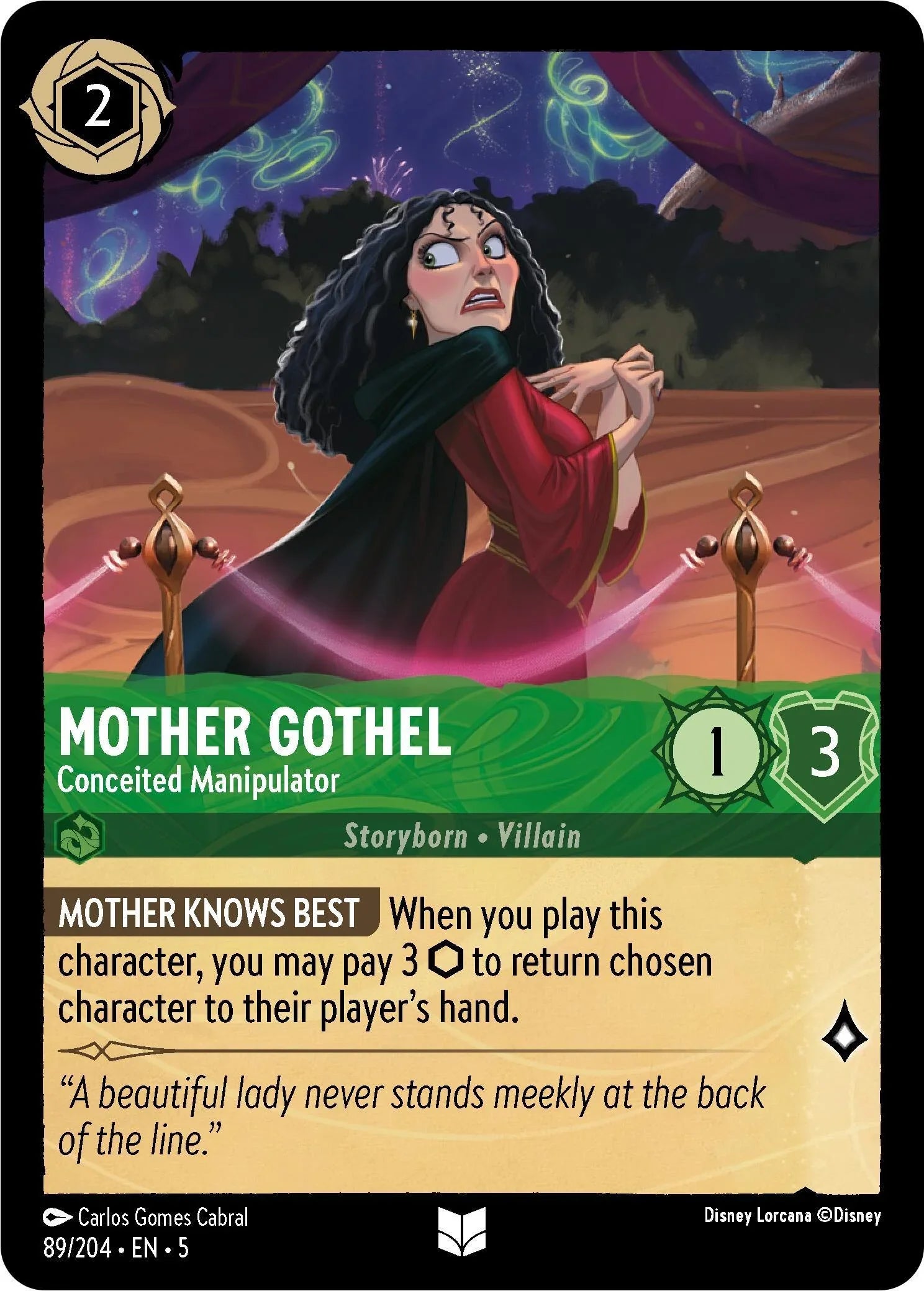  Mother Gothel - Conceited Manipulator (89/204) [Shimmering Skies] - Trading Card World