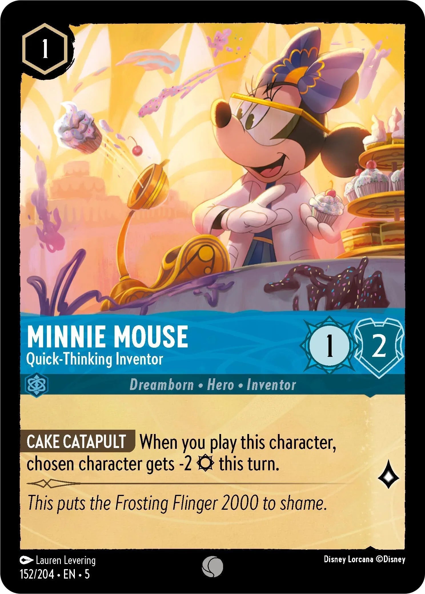  Minnie Mouse - Quick-Thinking Inventor (152/204) [Shimmering Skies] - Trading Card World