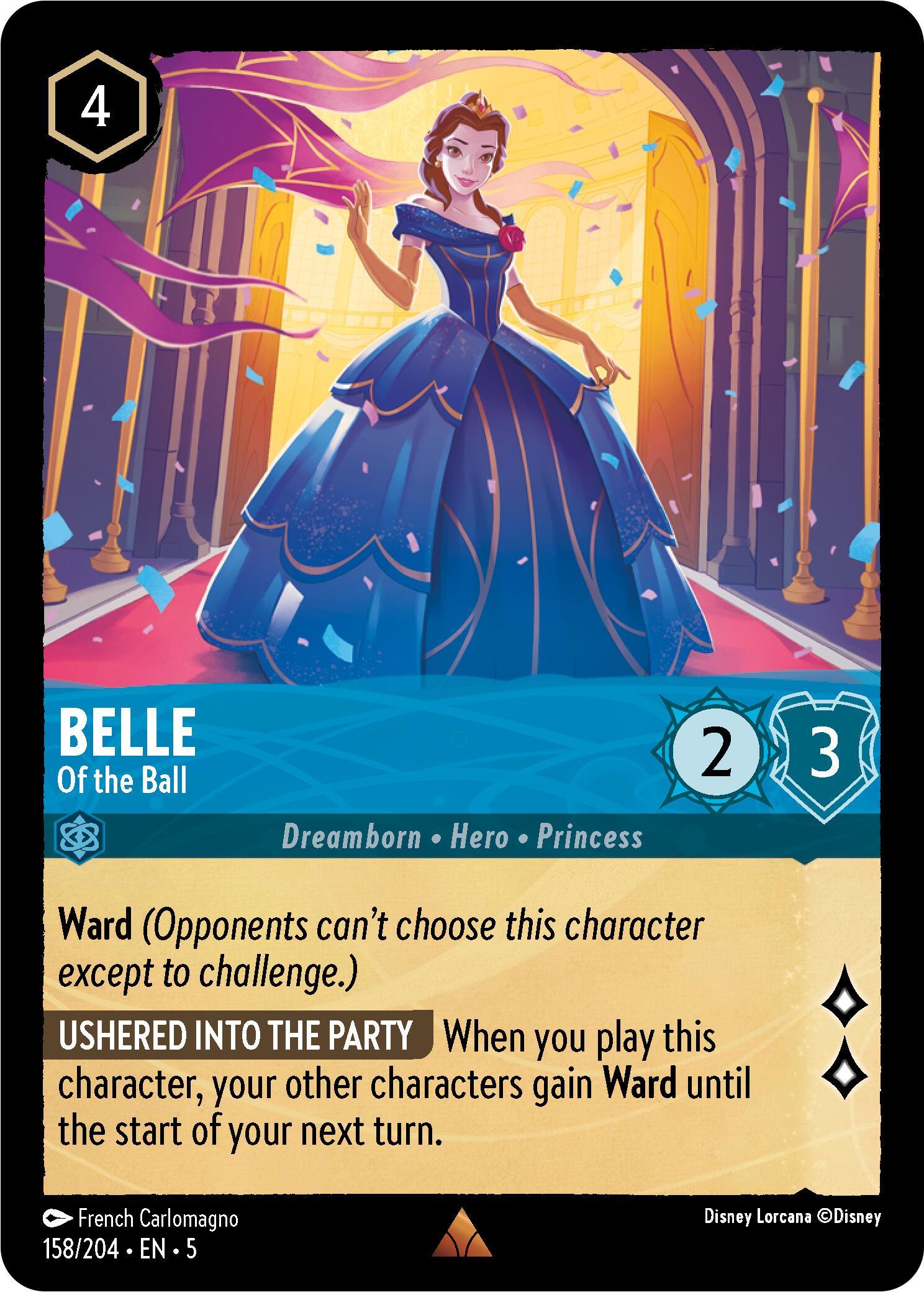  Belle - Of the Ball (158/204) [Shimmering Skies] - Trading Card World