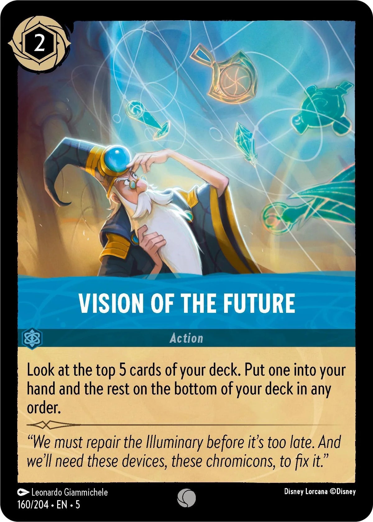  Vision of the Future (160/204) [Shimmering Skies] - Trading Card World