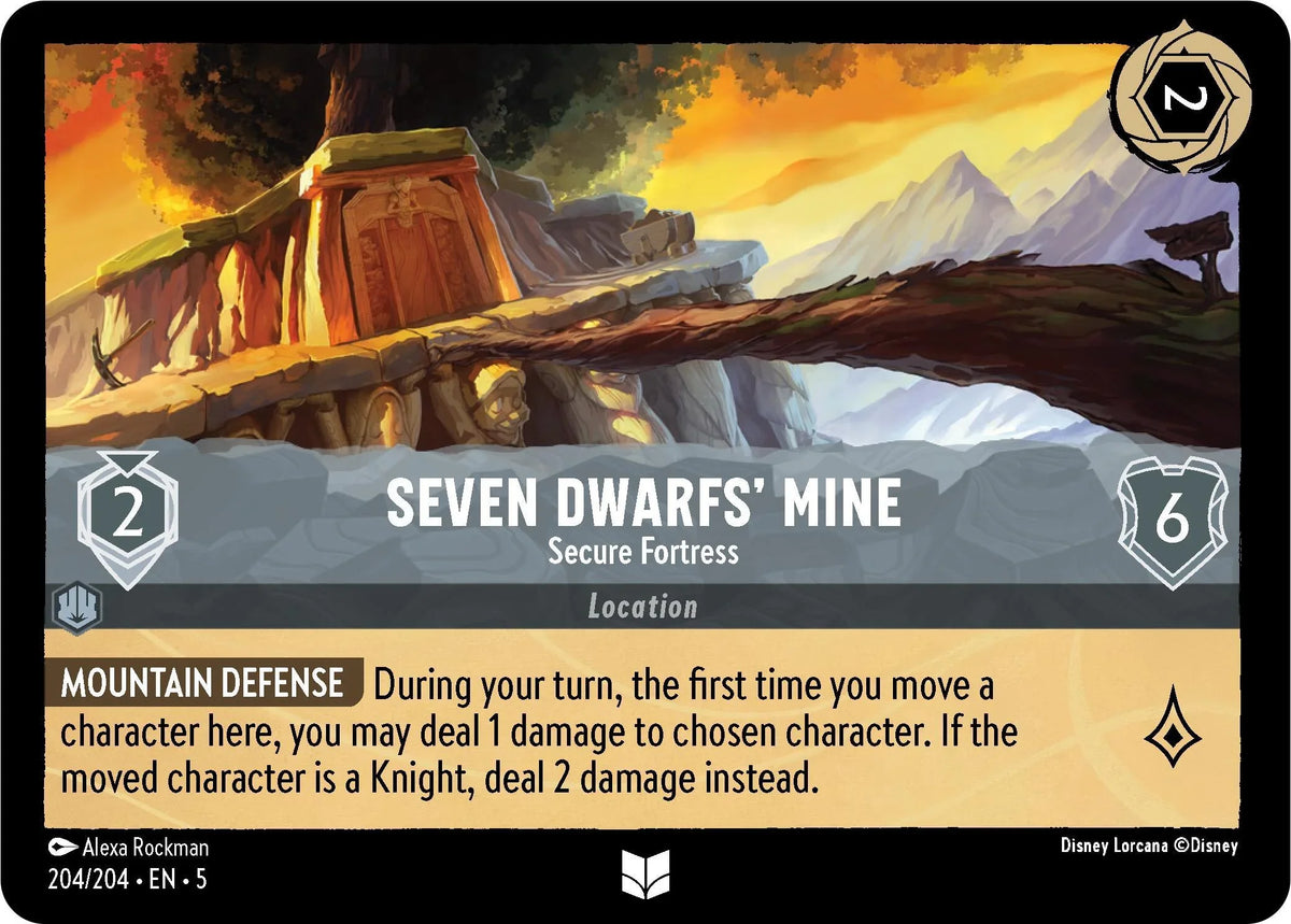  Seven Dwarfs' Mine - Secure Fortress (204/204) [Shimmering Skies] - Trading Card World