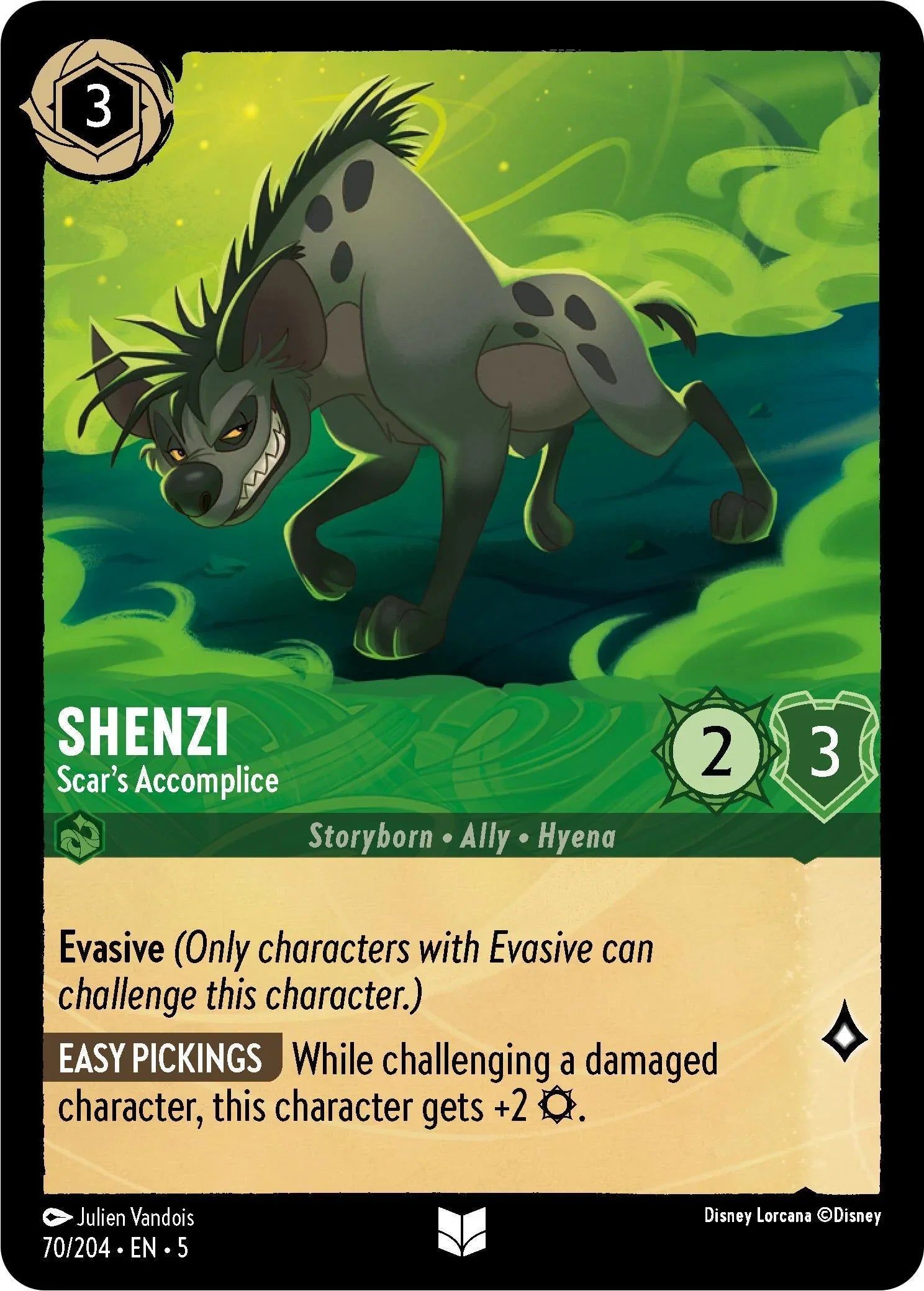  Shenzi - Scar's Accomplice (70/204) [Shimmering Skies] - Trading Card World