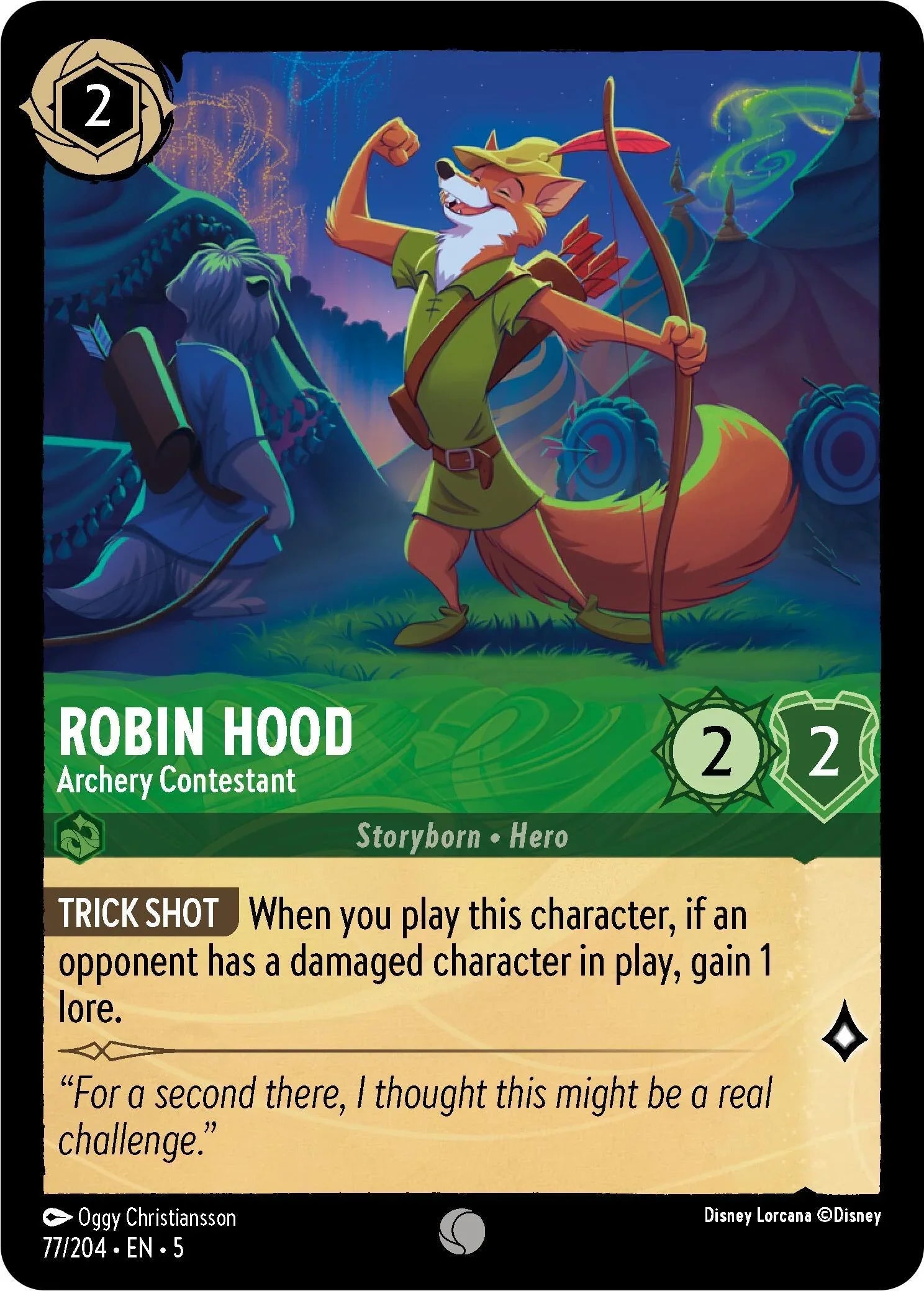  Robin Hood - Archery Contestant (77/204) [Shimmering Skies] - Trading Card World