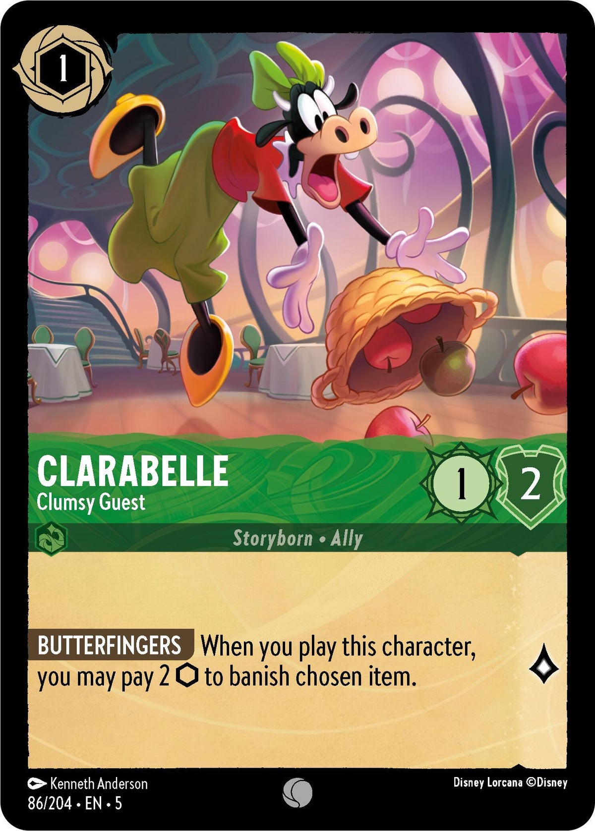  Clarabelle - Clumsy Guest (86/204) [Shimmering Skies] - Trading Card World