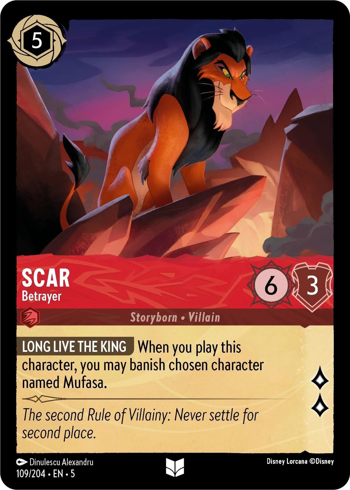  Scar - Betrayer (109/204) [Shimmering Skies] - Trading Card World
