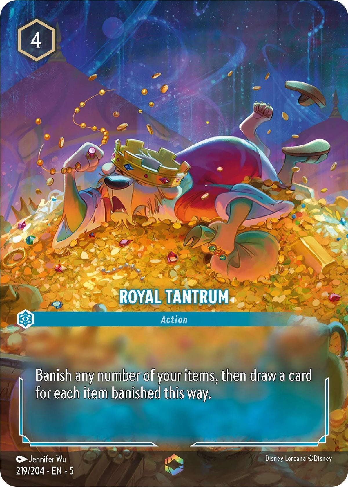  Royal Tantrum (Enchanted) (219/204) [Shimmering Skies] - Trading Card World