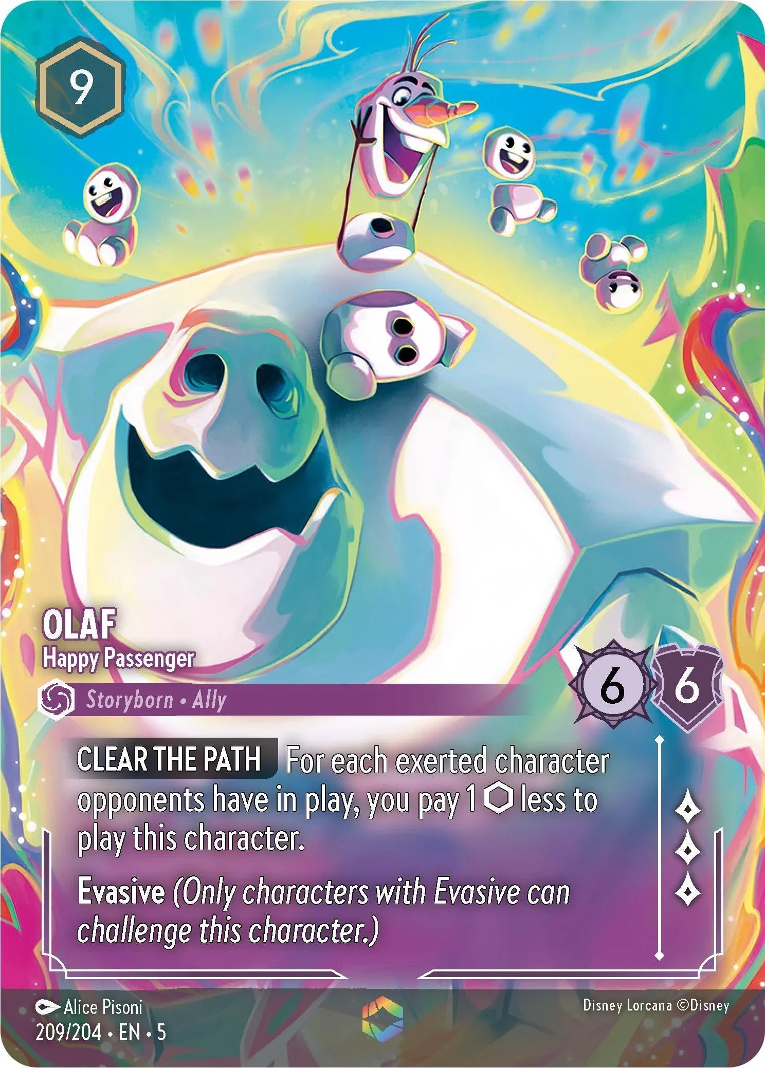  Olaf - Happy Passenger (Enchanted) (209/204) [Shimmering Skies] - Trading Card World