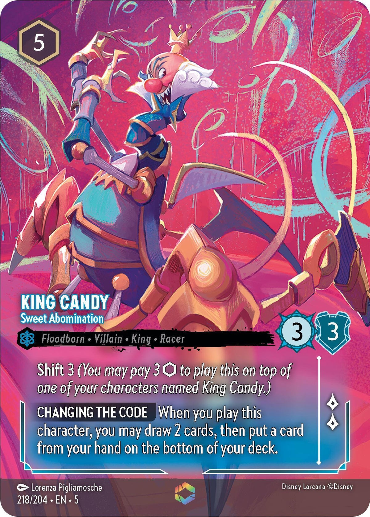  King Candy - Sweet Abomination (Enchanted) (218/204) [Shimmering Skies] - Trading Card World