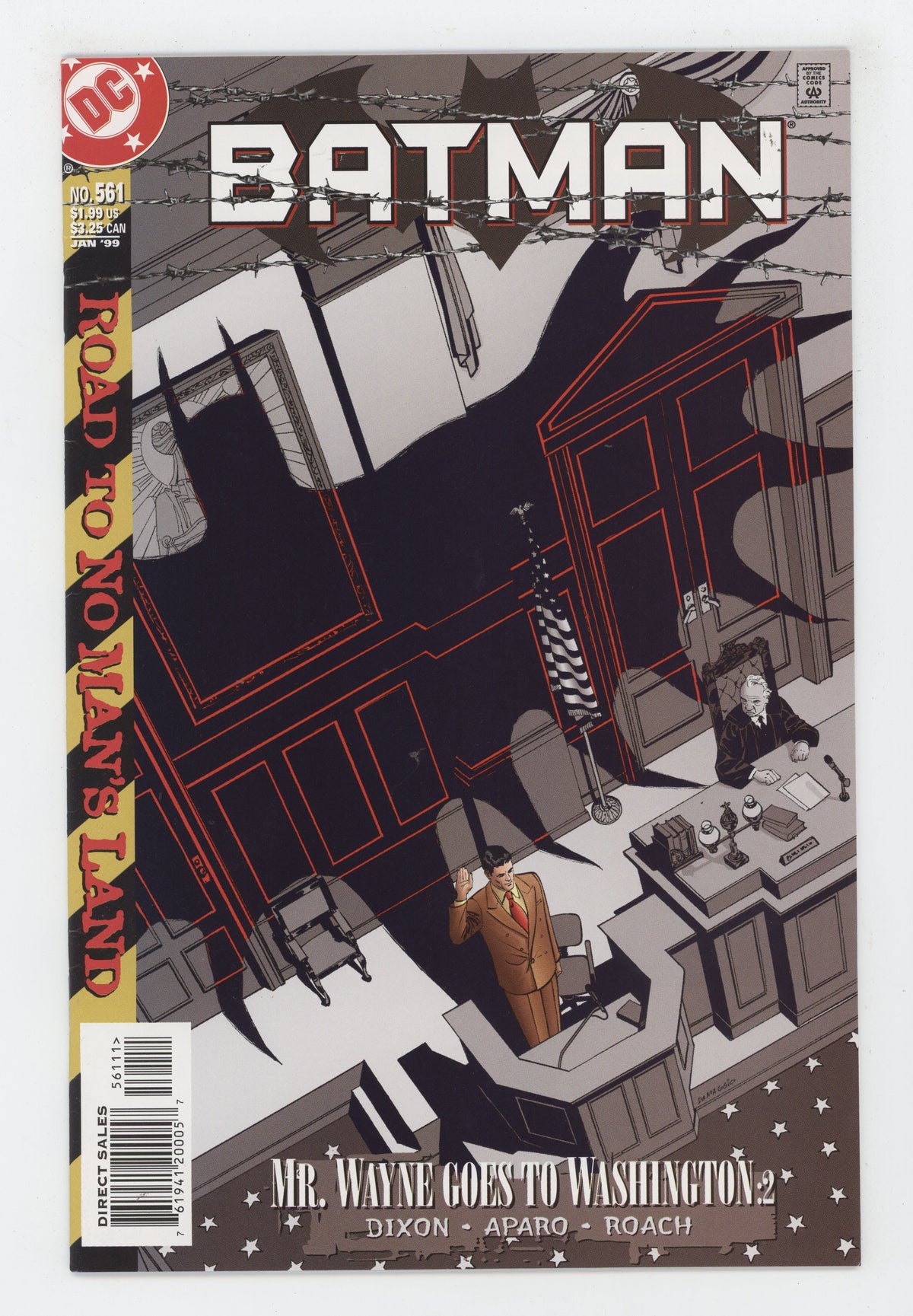 Batman 561 DC 1999 Rodolfo Damaggio Chuck Dixon Road To No Mans Land 5